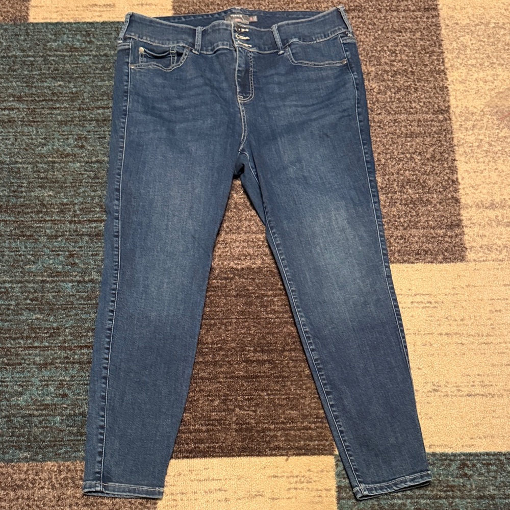 Torrid Women's Blue Skinny Jeans 18R